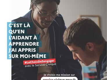 Affiche service civique 2024-2025